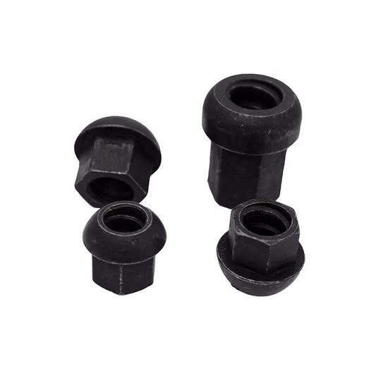 열간압연 스레드 강철 막대에 사용되는 M20/25mm 탄소강 구형 너트 및 돔형 너트 및 앵커 플레이트